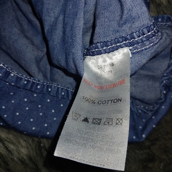 Life and Legend | 24M denim chambray button down shirt top boys infant baby - Picture 8 of 10